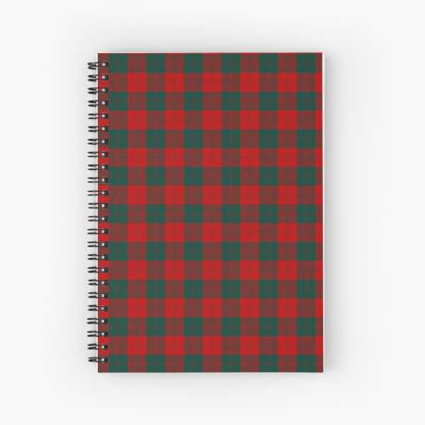 Erskine tartan spiral notebook