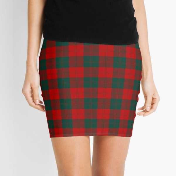 Erskine tartan mini skirt