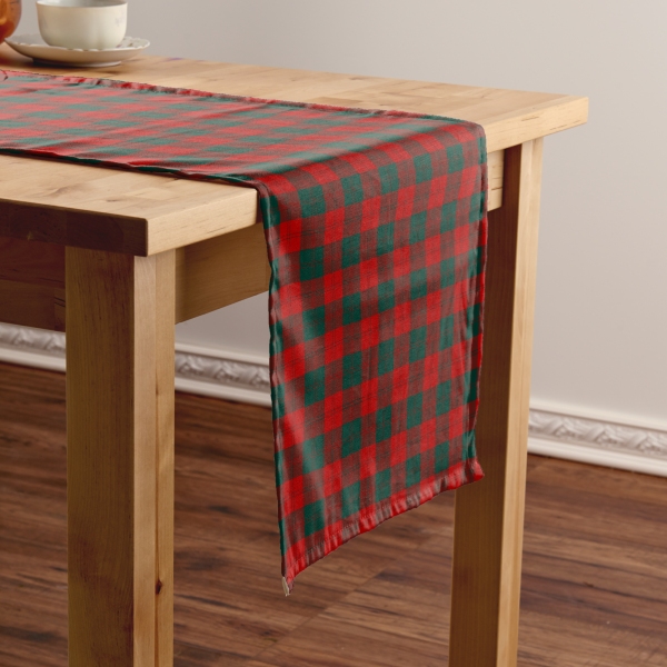 Clan Erskine tartan table runner from Plaidwerx.com