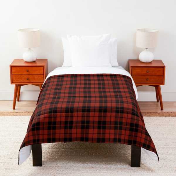 Ettrick District tartan comforter