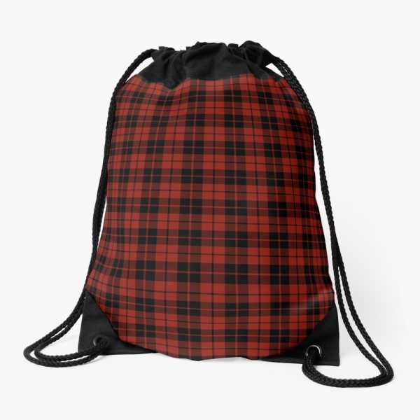 Ettrick District tartan drawstring bag