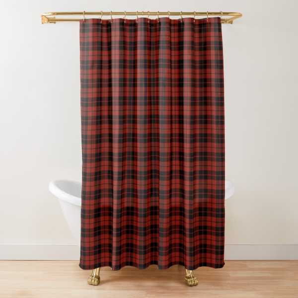 Ettrick District tartan shower curtain