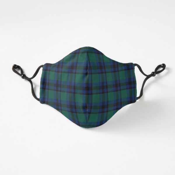 Falconer tartan fitted face mask