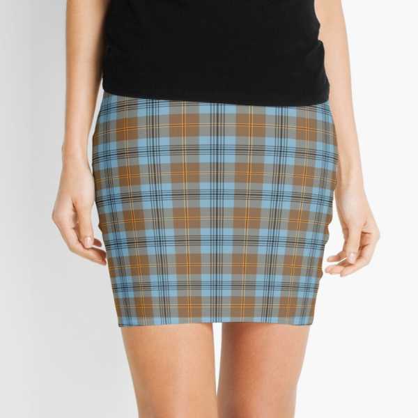 Falkirk District tartan mini skirt