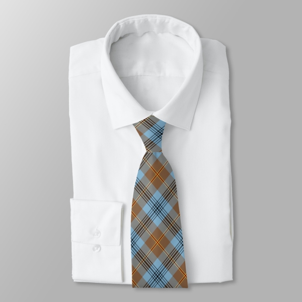Falkirk tartan necktie