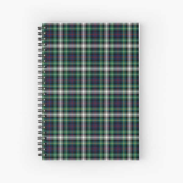 Farquharson Dress tartan spiral notebook