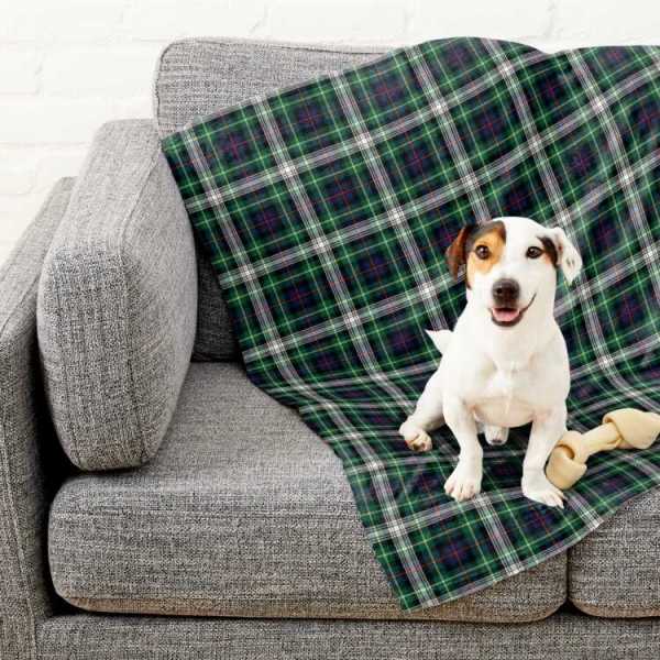 Farquharson Dress tartan pet blanket