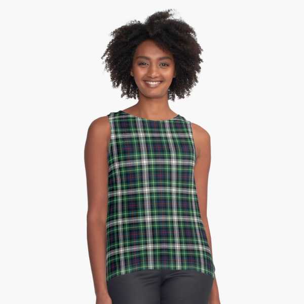 Farquharson Dress tartan sleeveless top