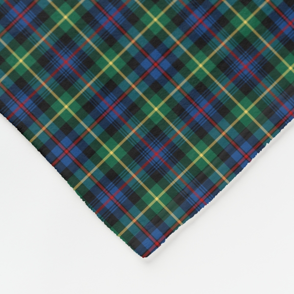 Farquharson tartan fleece blanket