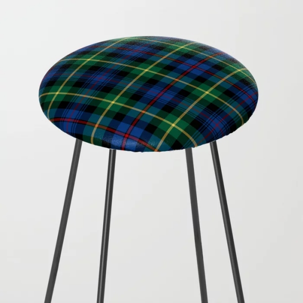 Farquharson tartan counter stool