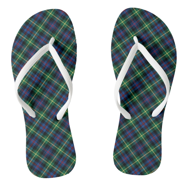 Clan Farquharson Tartan Flip Flops