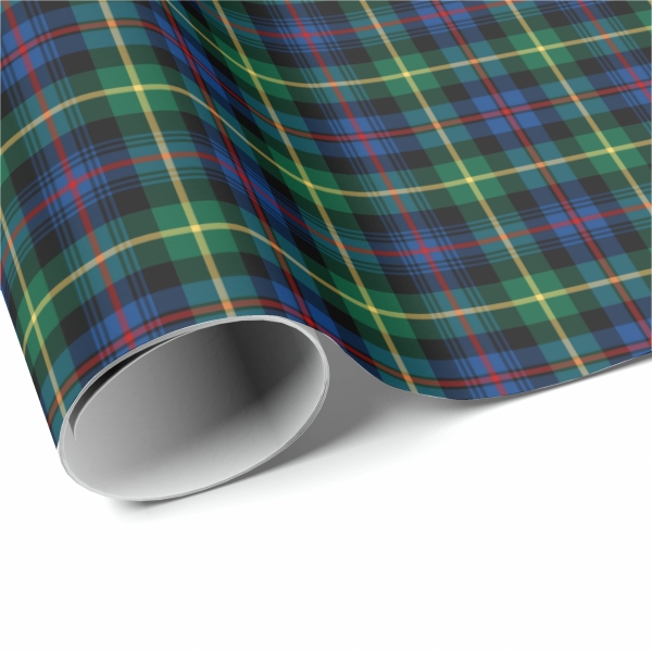 Farquharson tartan wrapping paper