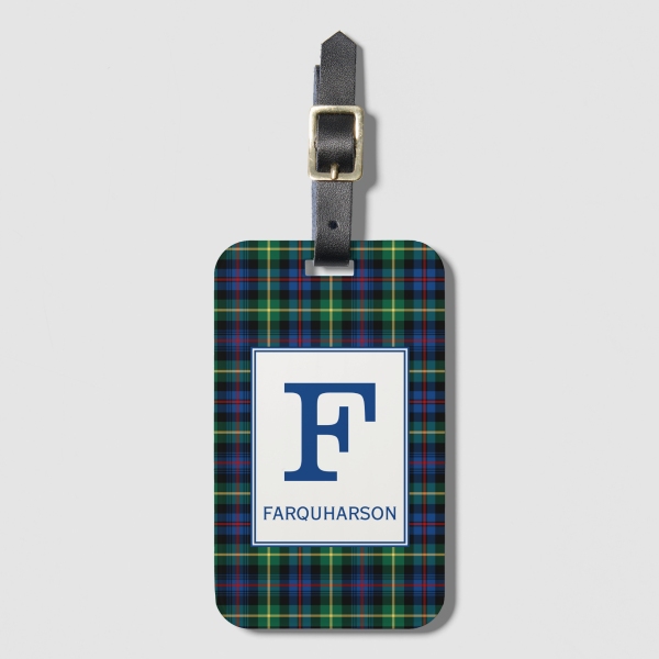 Clan Farquharson Tartan Bag Tag