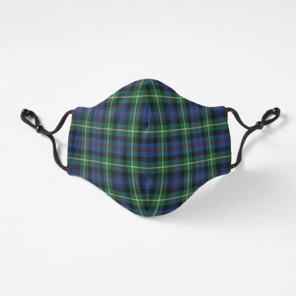 Farquharson tartan fitted face mask