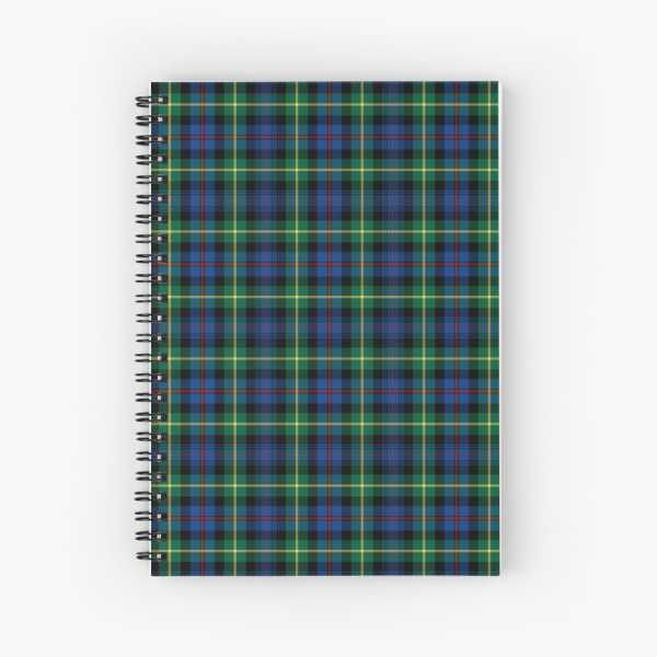 Farquharson tartan spiral notebook