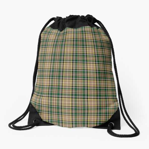 Farrell tartan drawstring bag