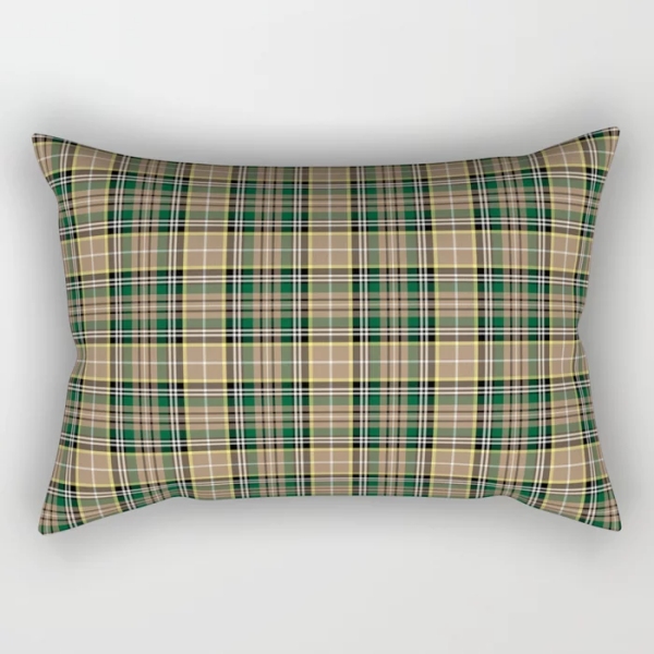 Farrell tartan rectangular throw pillow