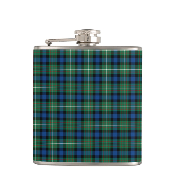 Clan Ferguson tartan flask from Plaidwerx.com