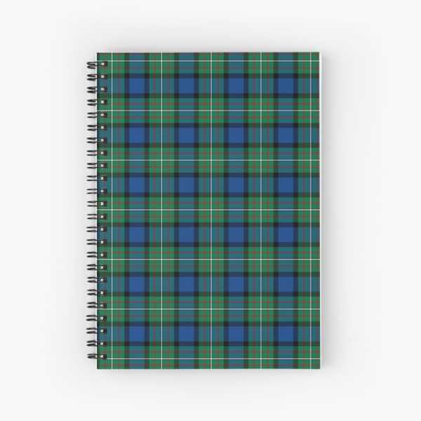 Ferguson tartan spiral notebook