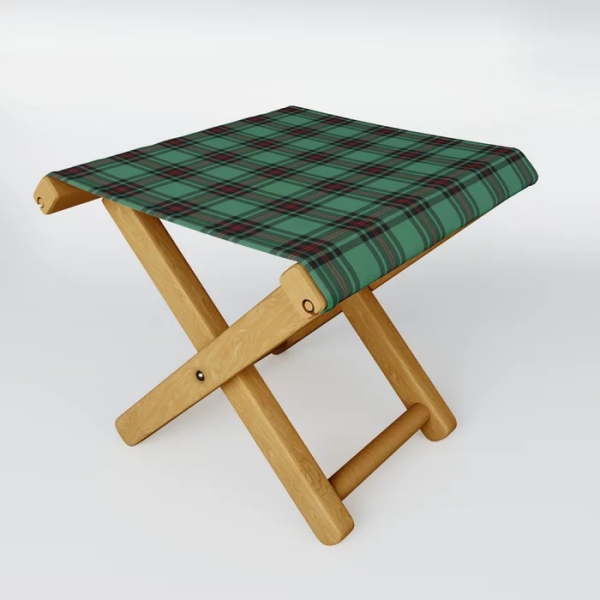 Fife District tartan folding stool
