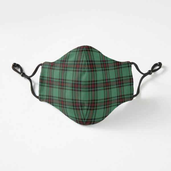 Fife District tartan fitted face mask