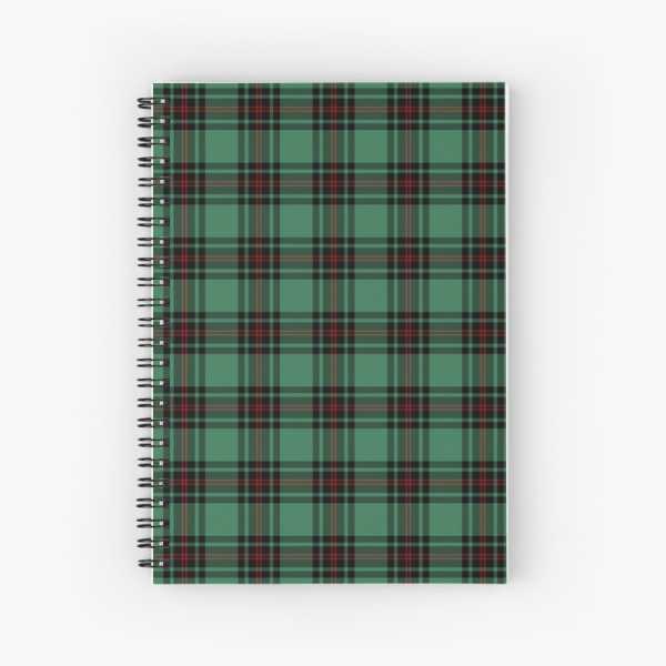 Fife District tartan spiral notebook