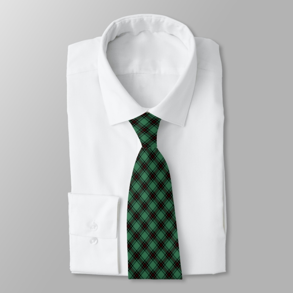 Fife District tartan necktie