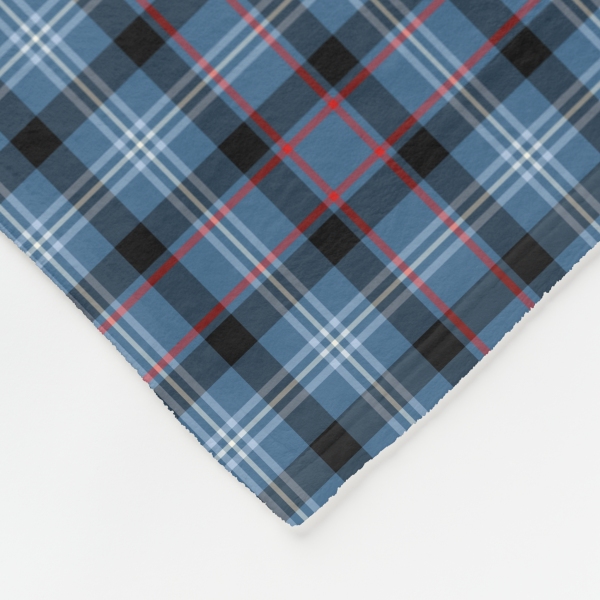 Fitzgerald tartan fleece blanket