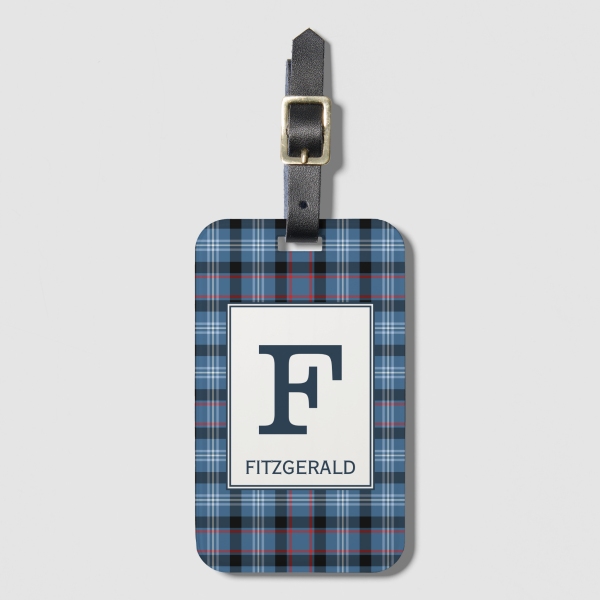 Clan Fitzgerald Tartan Bag Tag