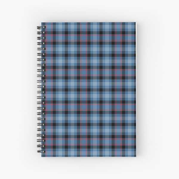 Fitzgerald tartan spiral notebook