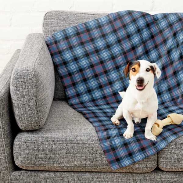 Fitzgerald tartan pet blanket