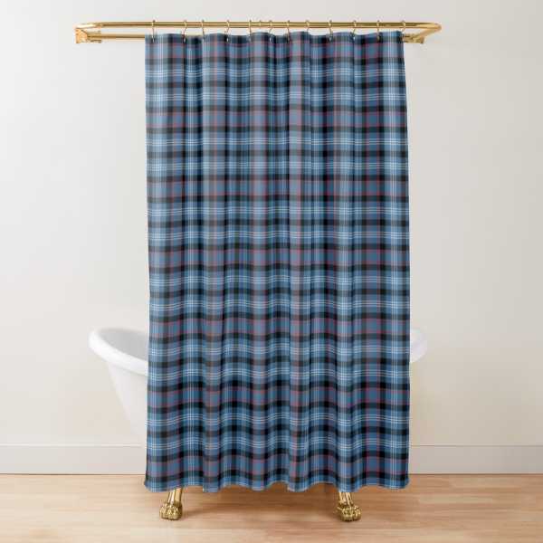 Fitzgerald tartan shower curtain