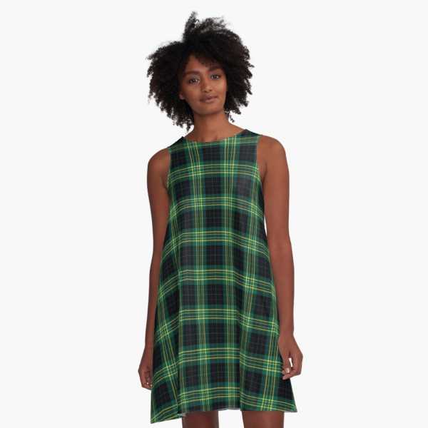 Fitzpatrick Hunting tartan a-line dress