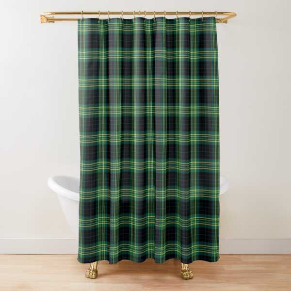 Fitzpatrick Hunting tartan shower curtain