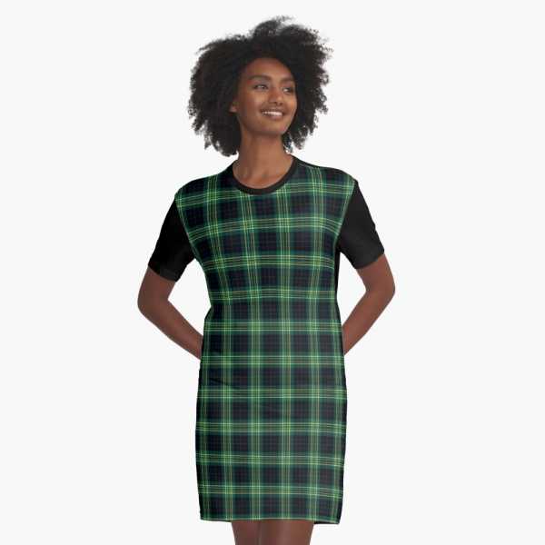 Fitzpatrick Hunting tartan tee shirt dress