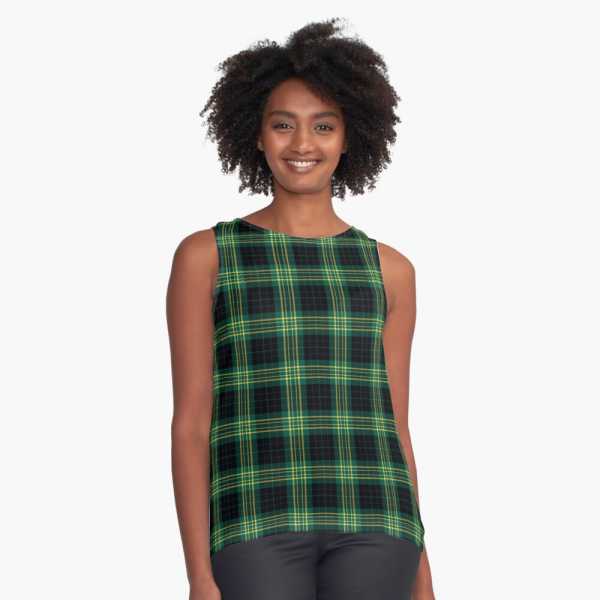 Fitzpatrick Hunting tartan sleeveless top