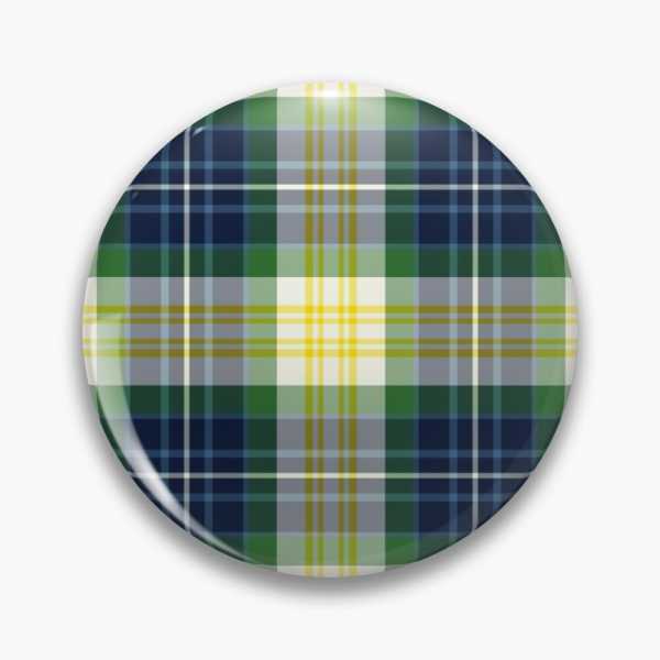 Fitzpatrick tartan pinback button