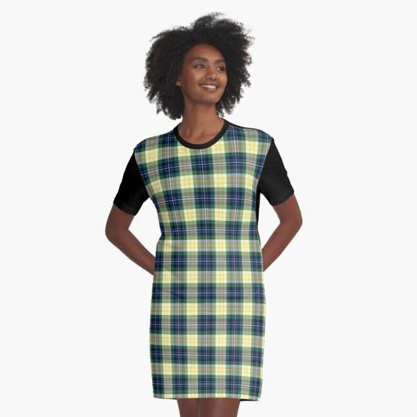 Fitzpatrick tartan tee shirt dress