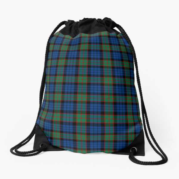 Fletcher tartan drawstring bag