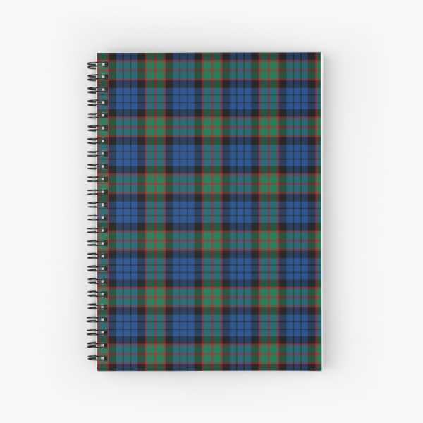 Fletcher tartan spiral notebook