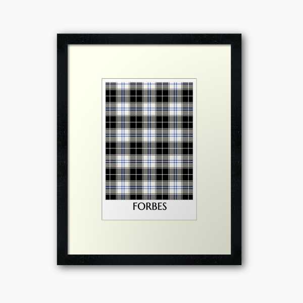 Clan Forbes Dress Tartan Framed Print