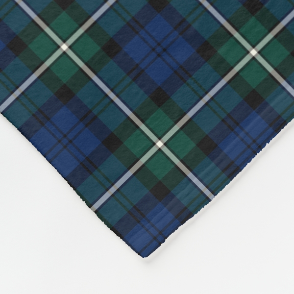 Forbes tartan fleece blanket