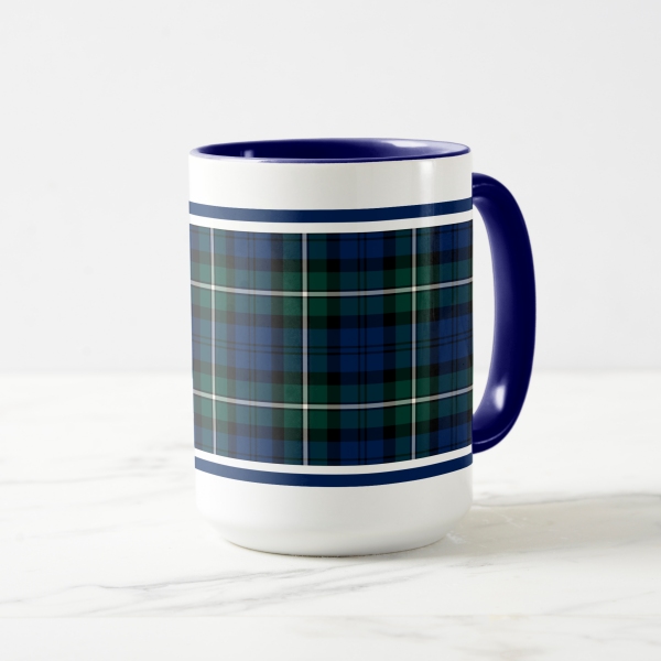 Forbes tartan coffee mug