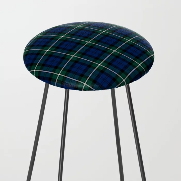 Clan Forbes Tartan Counter Stool