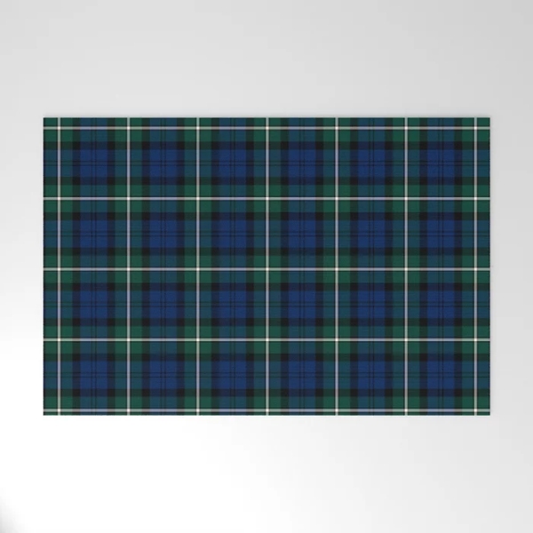 Forbes tartan welcome mat