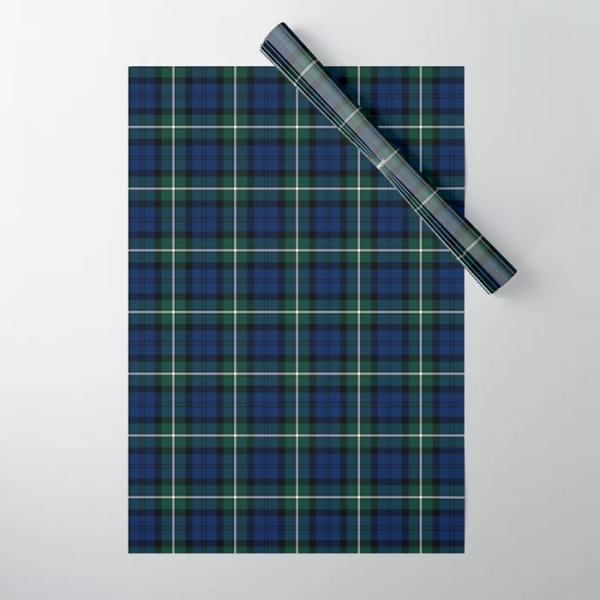 Forbes tartan wrapping paper