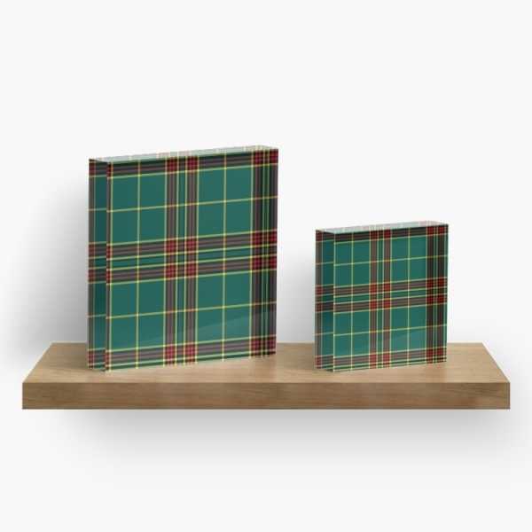 Forde tartan acrylic block