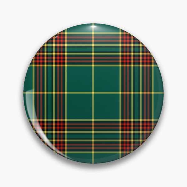 Forde tartan pinback button