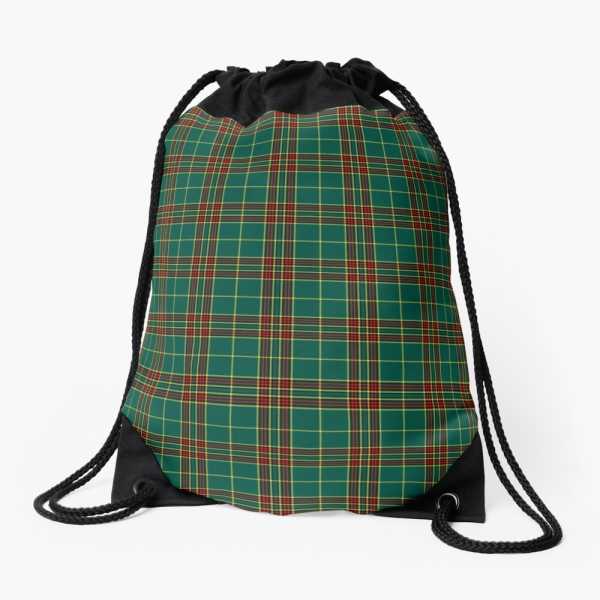 Forde tartan drawstring bag