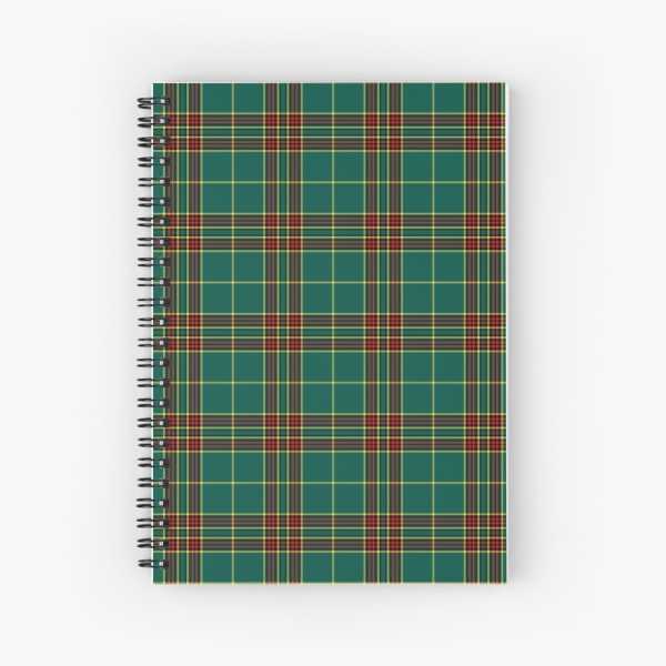 Forde tartan spiral notebook